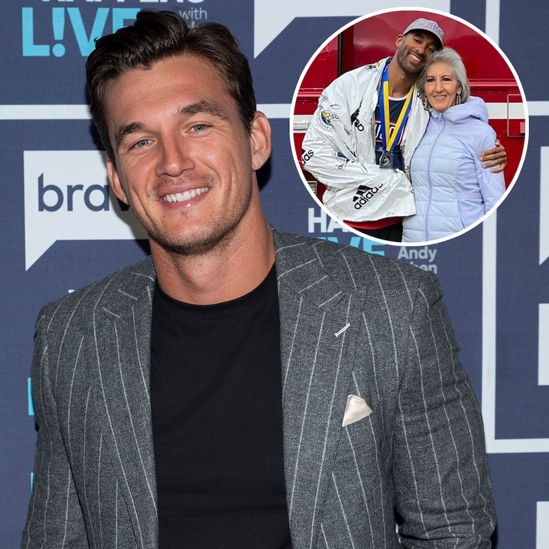 Tyler Cameron Reacts to BFF Matt James’ Mom Patty Appearing on The Golden Bachelor – E! Online